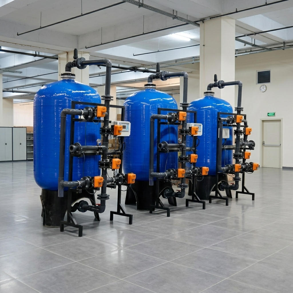 Water ECA endüstriyel kum filtrasyon sistemi