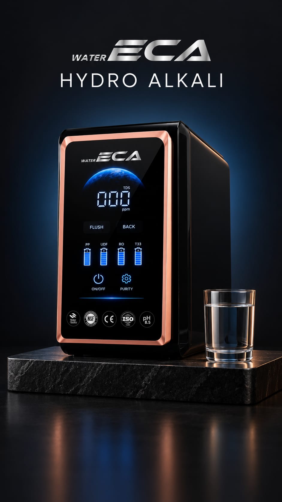 Water ECA Hydro Alkali ürün görünümü